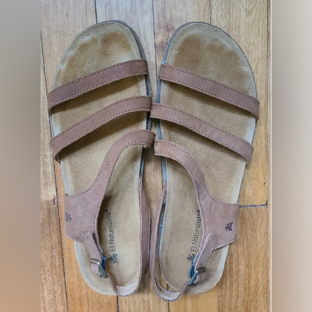 El Naturalista Womens N5811 Brown Slingbacks EUR 42 (5251158)